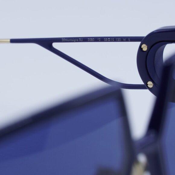 🕶️ New Dior 30MONTAIGNE SU 30B0 Sunglasses - Blue Frame, Blue Lenses - Picture 7 of 10